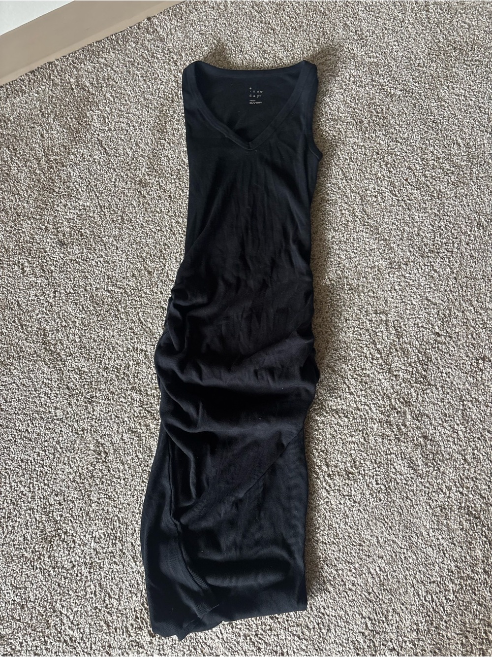 a new day Black Maxi Dress - Sleeveless V-Neck
